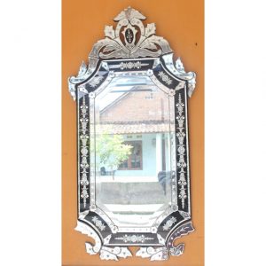 Venetian Mirror Black Lance MG 013045