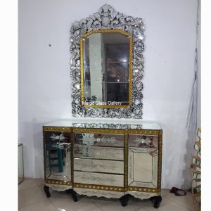 Venetian Mirror Murano MG 080058 Gold List