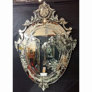 Venetian Mirror  Vedette Oval MG 001130 = 2 pcs