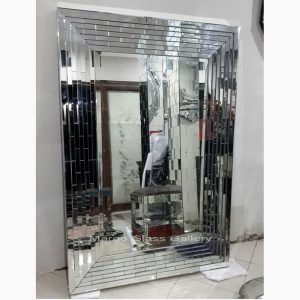 Glass Framed Mirror Rectangle Paloma MG 004139