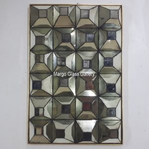Etna Mirror Antique Geometry Square MG 014401