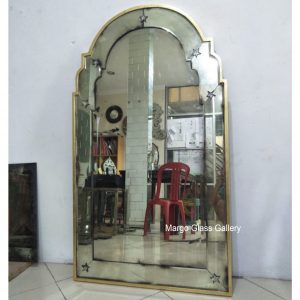 Antique Mirror Leaner Gold MG 014413
