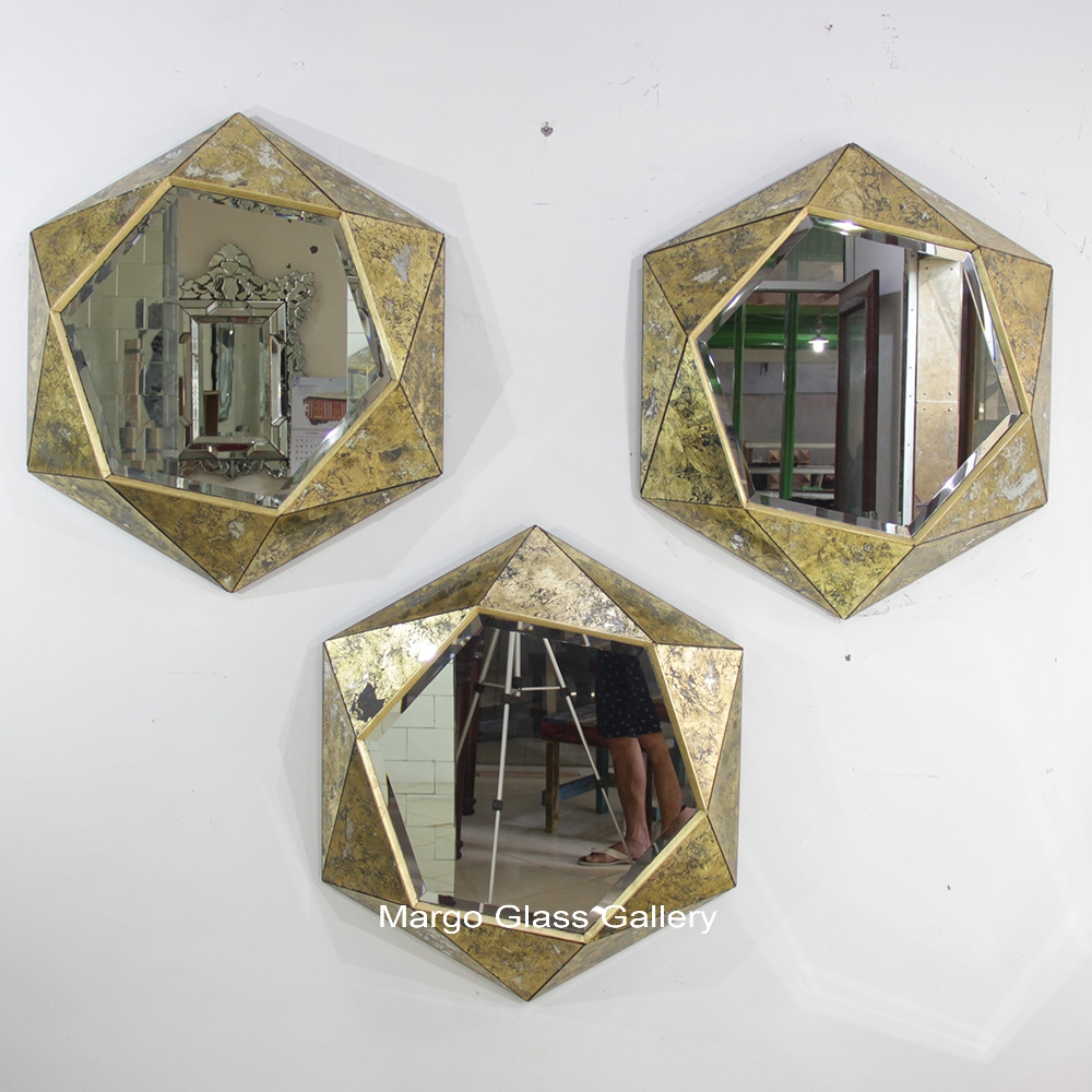 Antique Eglomise Mirror for Home Decoration