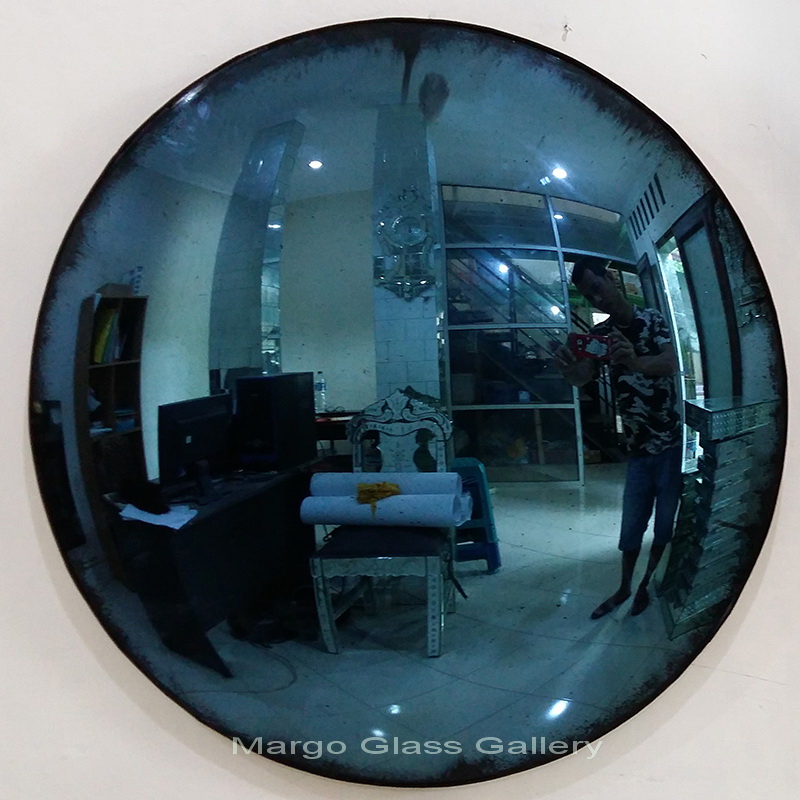 convex round mirror