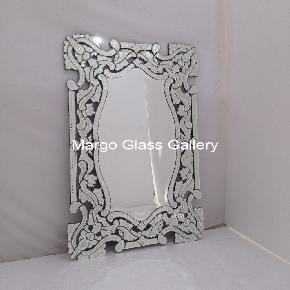 A Simple View of a Full Length Venetian Mirror
