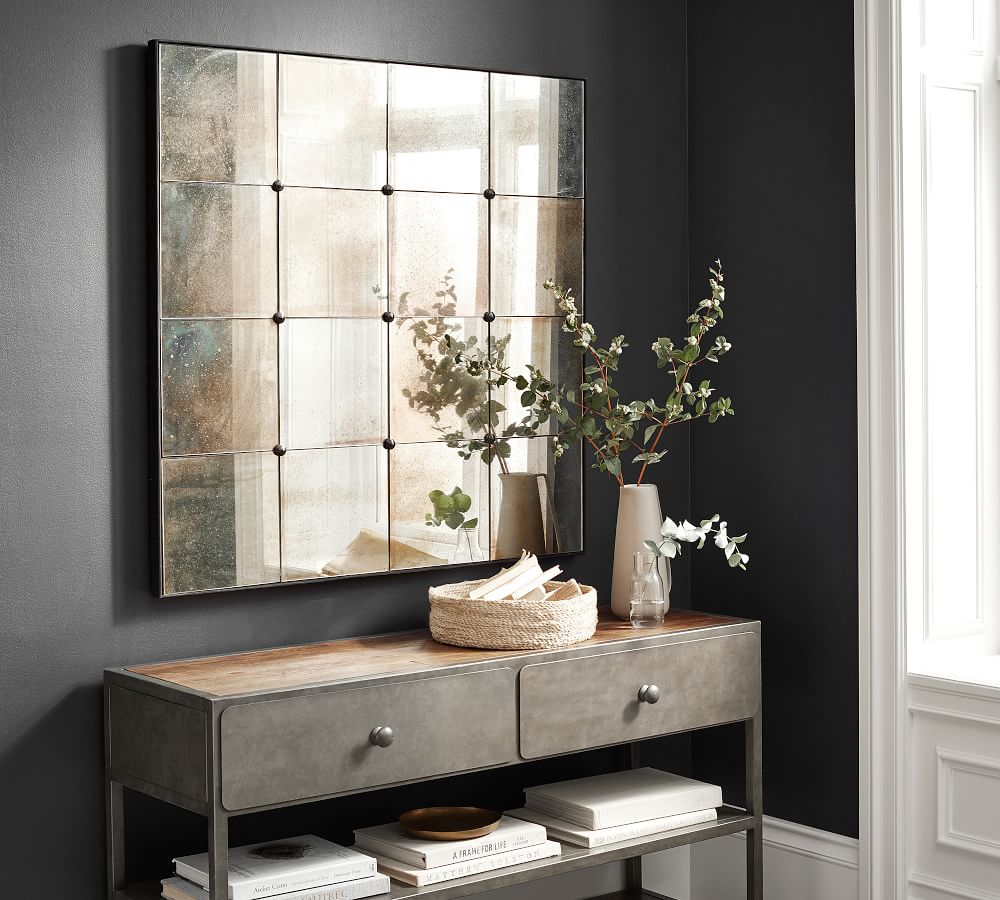 Antique Wall Mirror Panel, Ideal For Emphasizing Style