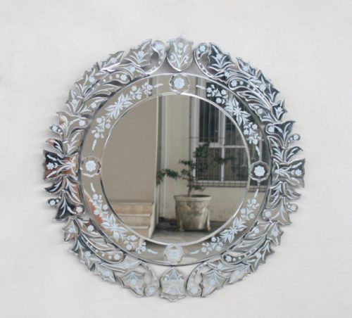 Creative Home Decoration Ideas By Round Venetian Mirror