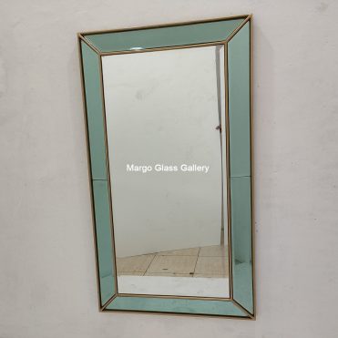 Rectangular Mirror Frame Green MG 004716