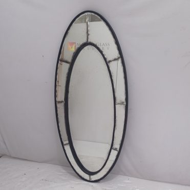 Antique Oval Wall Mirror