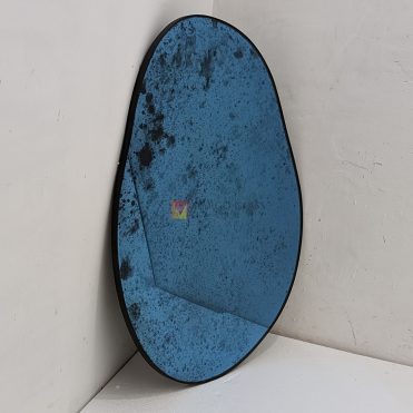 Wall Mirror Contemporer Blue Antique