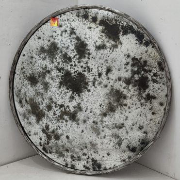 Antique Round Mirror