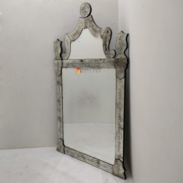 Antique Venetian Square Mirror