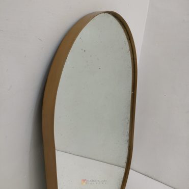 Large Antique Oval Wall Mirro
